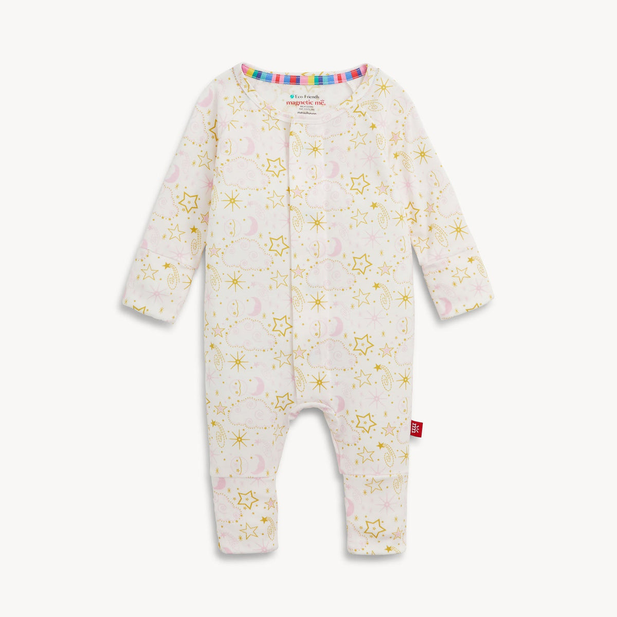 Magnetic Convertible Coverall Star Signs Pink - Magnetic Me