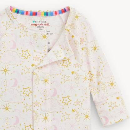 Magnetic Convertible Coverall Star Signs Pink - Magnetic Me