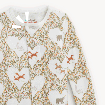 Magnetic Coverall Animal Hearts - Magnetic Me