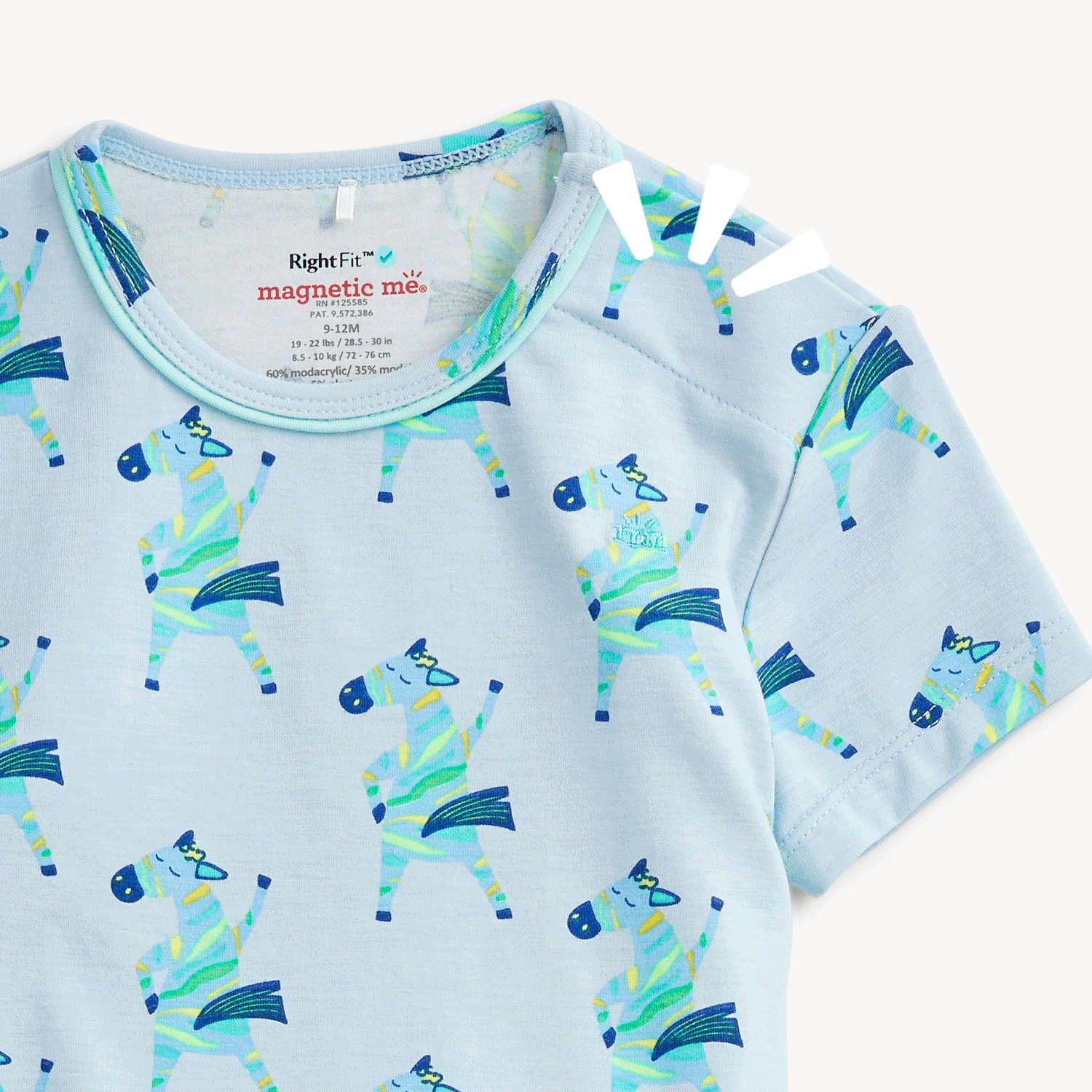Magnetic PJ Set Everybody Prance Now Blue - Magnetic Me