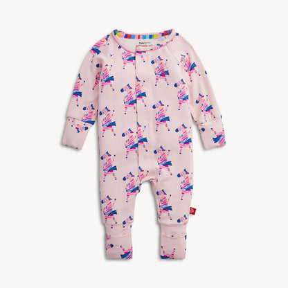 Magnetic Convertible Coverall Everybody Prance Now Pink - Magnetic Me