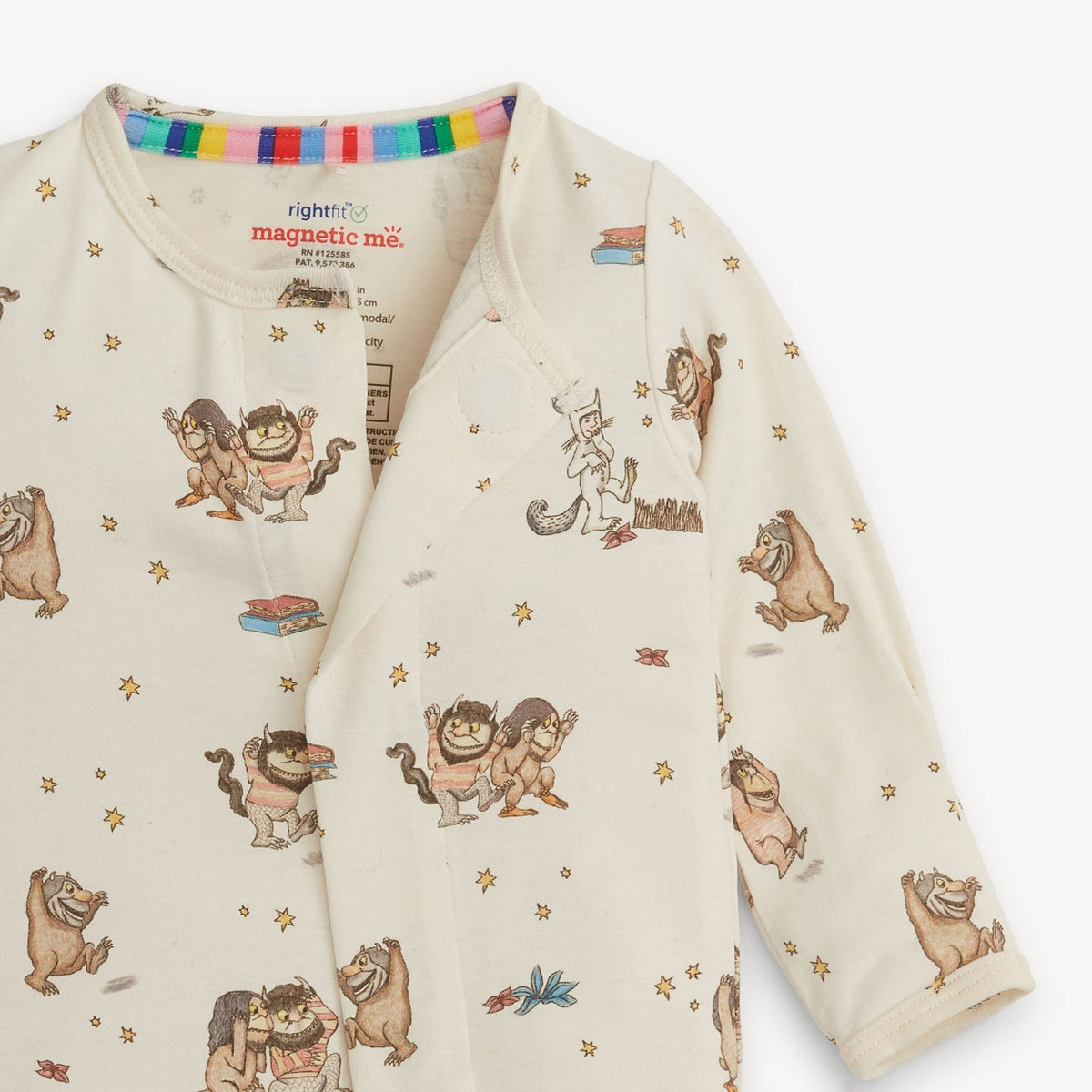 Magnetic RightFit™ Footie Warner Bros. - Where the Wild Things Are - Magnetic Me