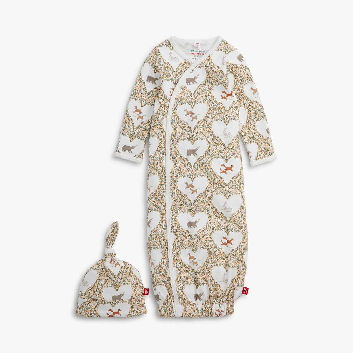 Magnetic Gown & Hat Set Animal Hearts - Magnetic Me