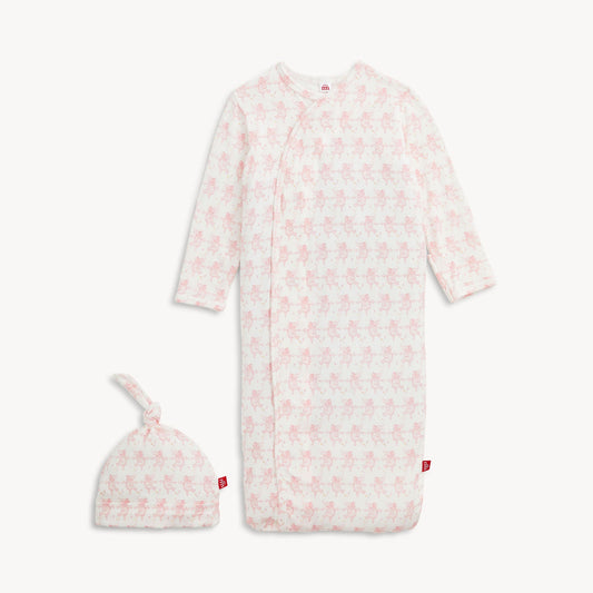 Magnetic Gown & Hat Set Trunkettes Pink - Magnetic Me