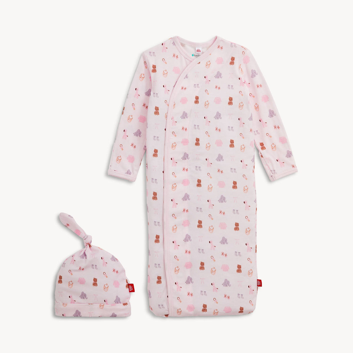 Magnetic Gown & Hat Set Nursery Nostalgia Pink - Magnetic Me
