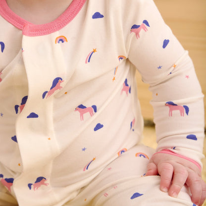 Magnetic 4-Pack Convertible Coverall Unicorn Pink Combo - Magnetic Me