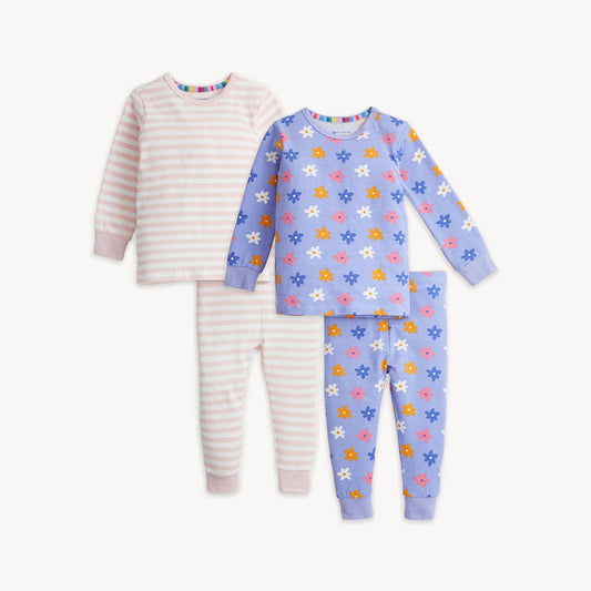 Magnetic 2-Pack PJ Set Pink Floral Combo - Magnetic Me