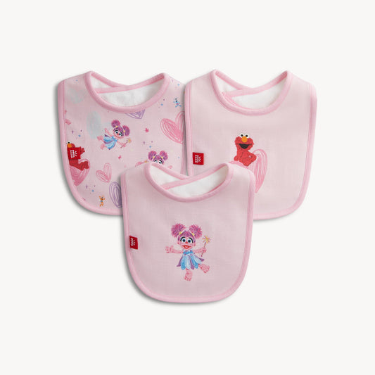 Magnetic Bib 3-Pack Sesame Street Elmo & Abby - Magnetic Me