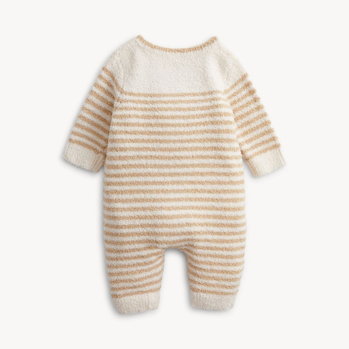 Magnetic Sweater Romper Baa Baa Stripe Cream - Magnetic Me