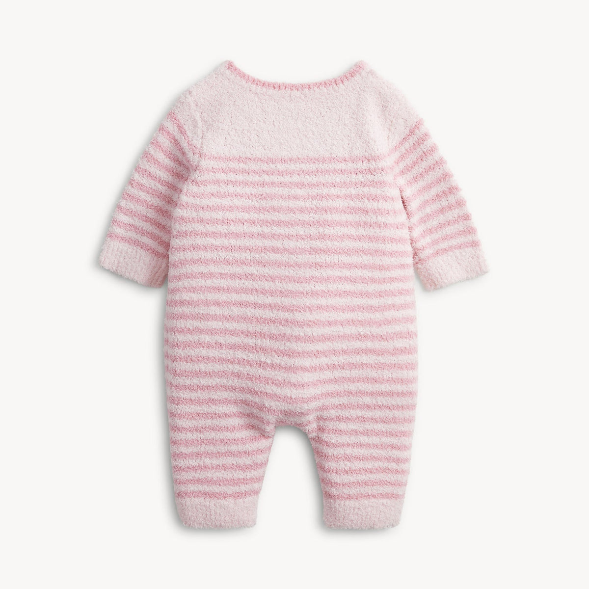 Magnetic Sweater Romper Baa Baa Stripe Pink - Magnetic Me
