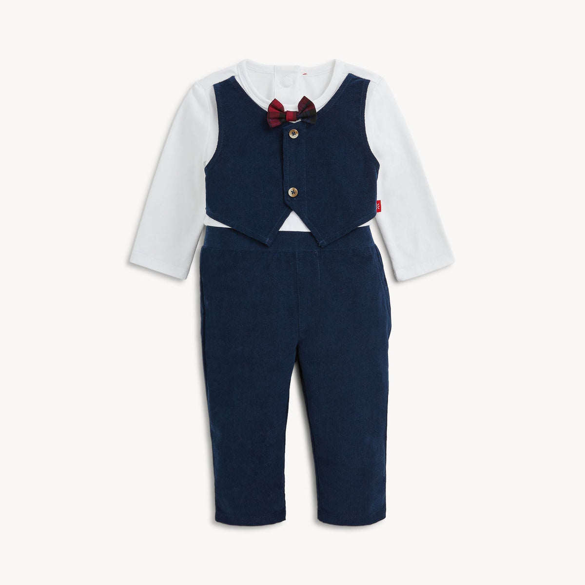 Magnetic Romper Navy & White - Magnetic Me