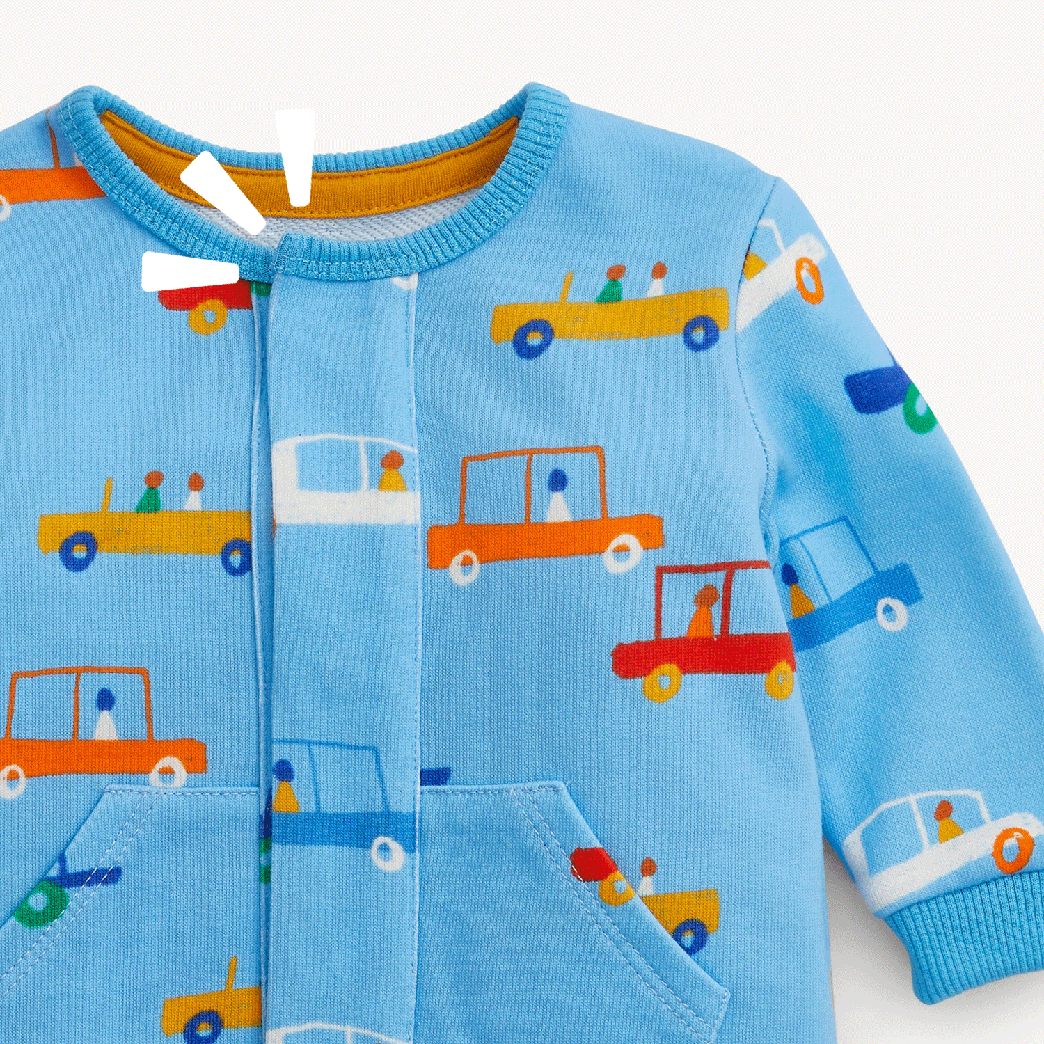 Magnetic Romper You Auto Know Blue - Magnetic Me