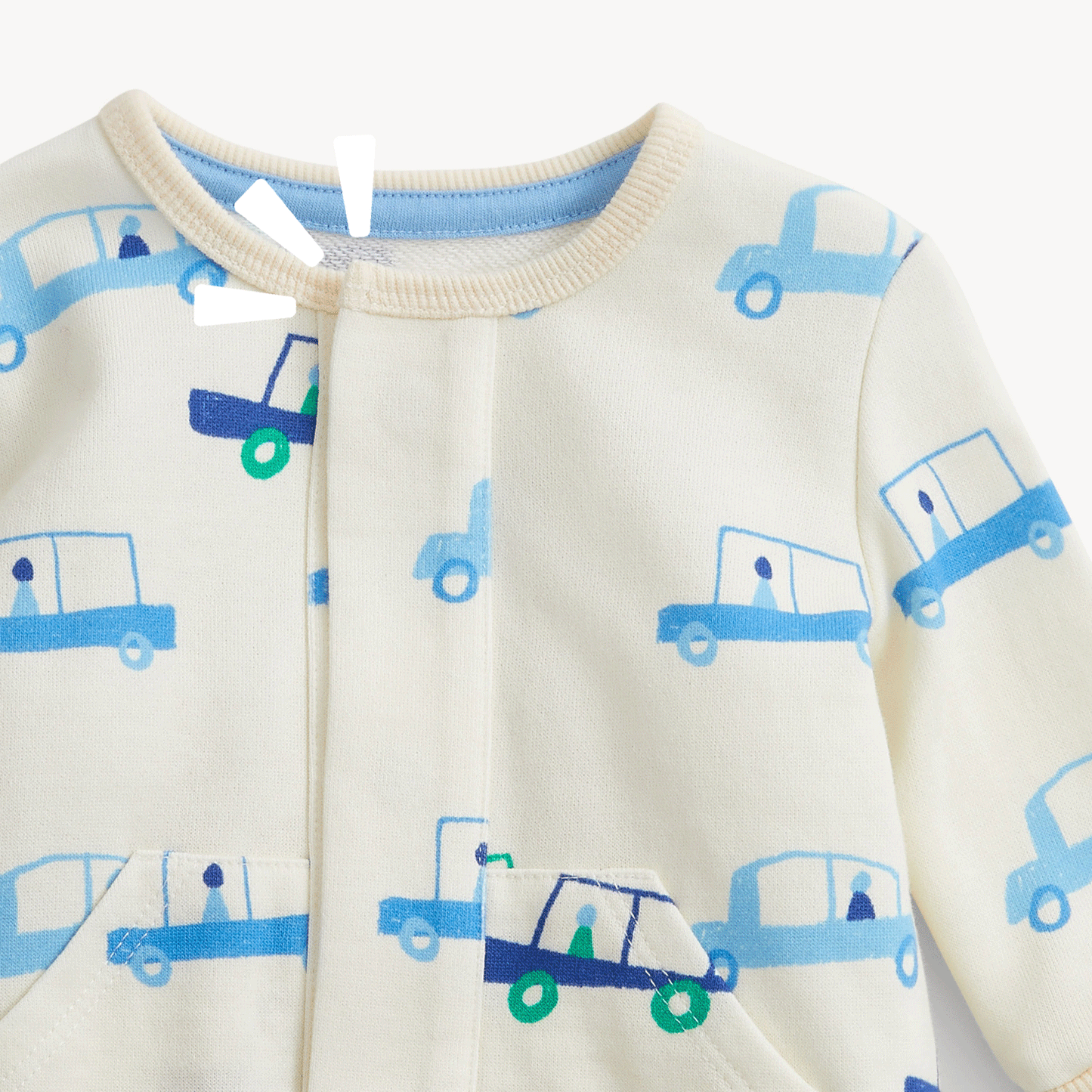 Magnetic Romper You Auto Know Ivory - Magnetic Me