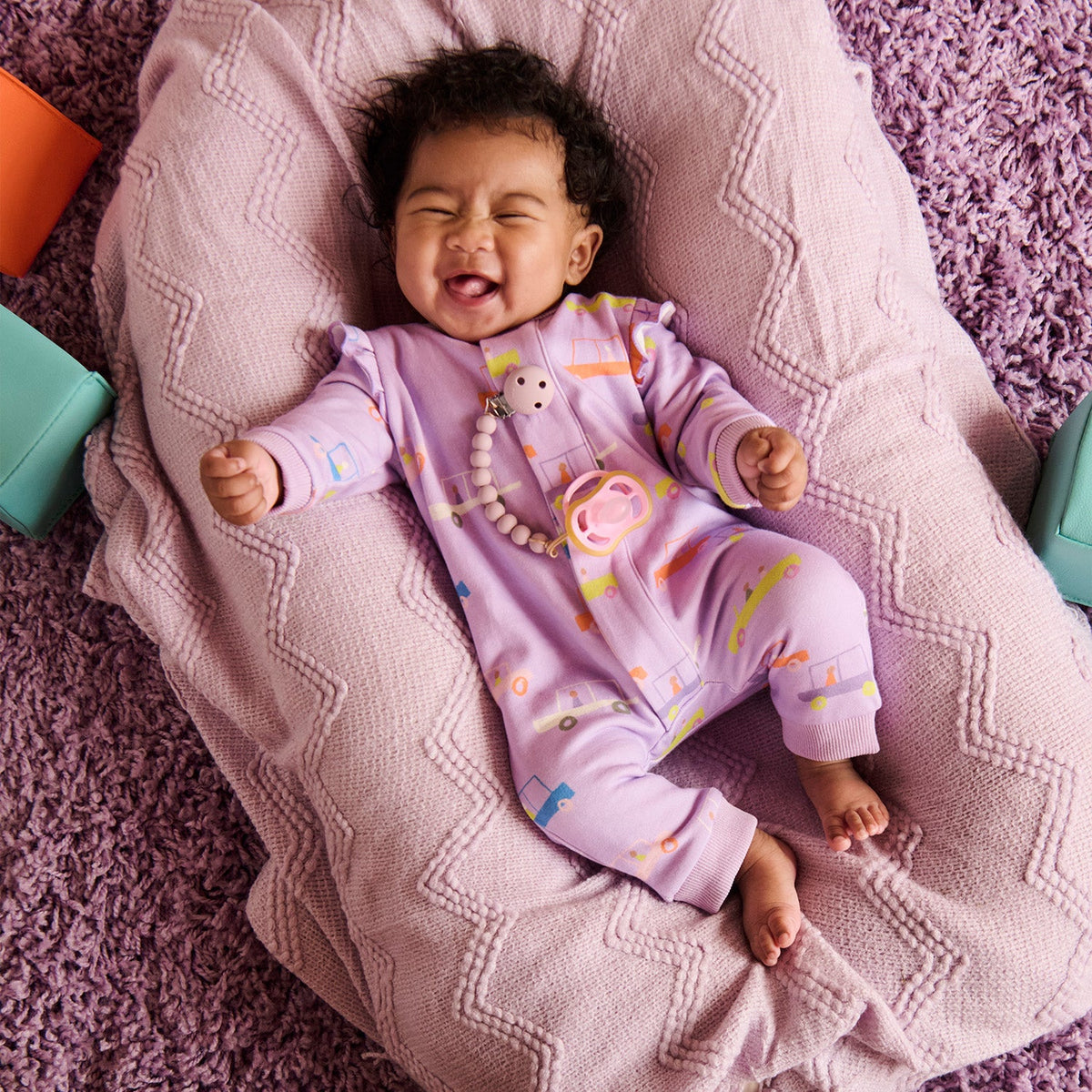 Magnetic Romper You Auto Know Purple - Magnetic Me