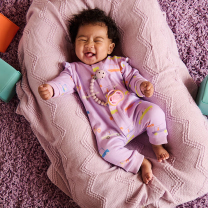 Magnetic Romper You Auto Know Purple - Magnetic Me