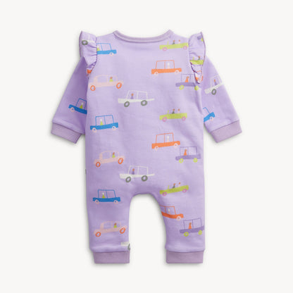 Magnetic Romper You Auto Know Purple - Magnetic Me