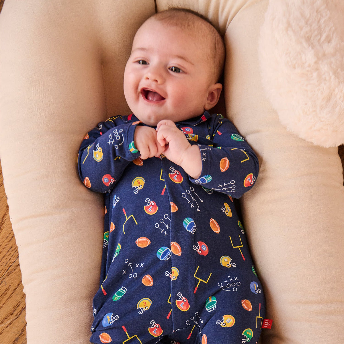 Magnetic Polo Romper First Down Fun - Magnetic Me