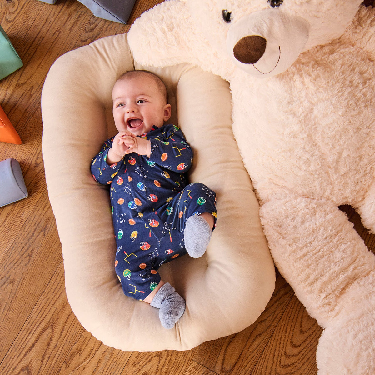 Magnetic Polo Romper First Down Fun - Magnetic Me