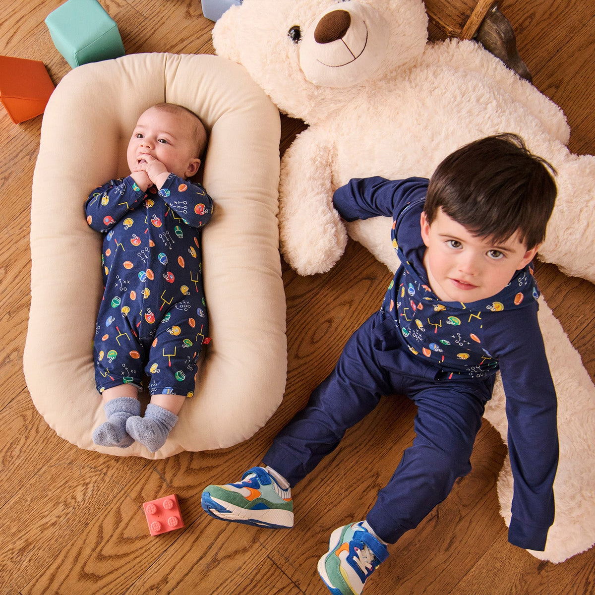 Magnetic Polo Romper First Down Fun - Magnetic Me