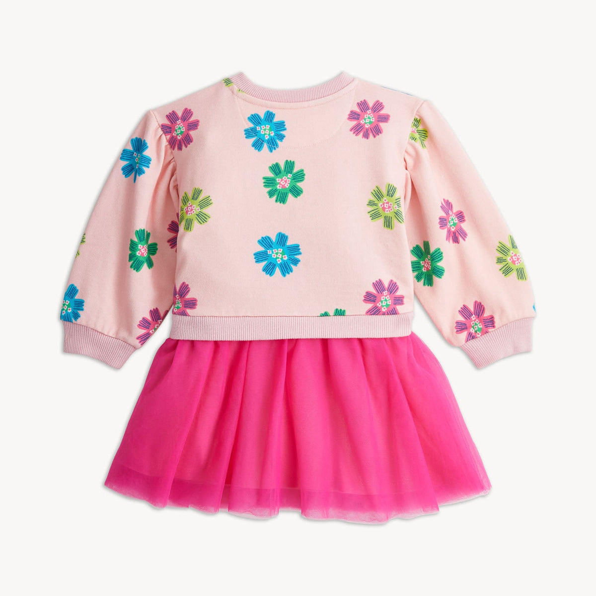 Magnetic Sweatshirt Tutu Dress Pink Annika - Magnetic Me