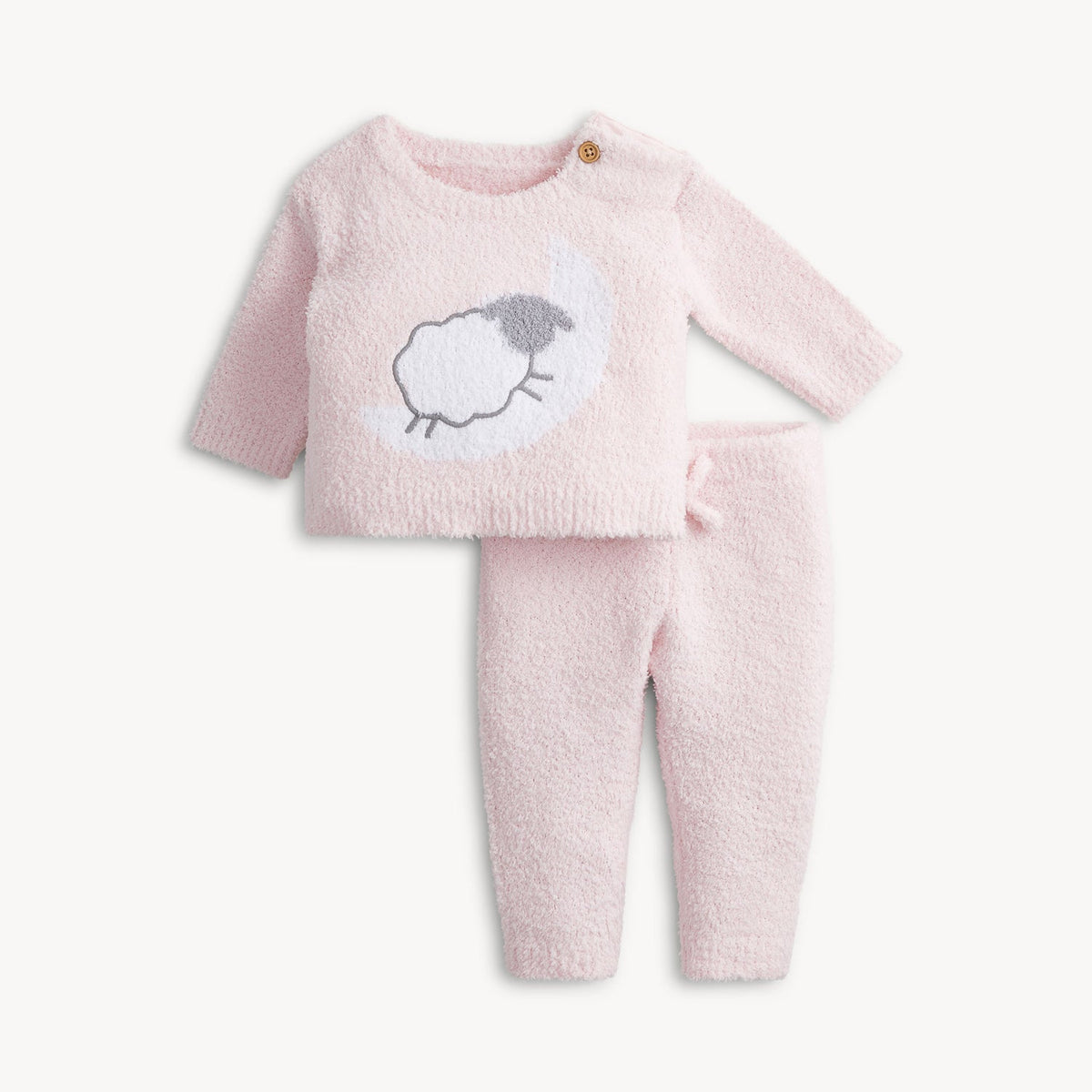 Magnetic Sweater Set Baa Baa Solid Pink - Magnetic Me