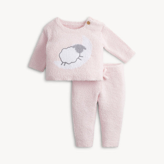 Magnetic Sweater Set Baa Baa Solid Pink - Magnetic Me