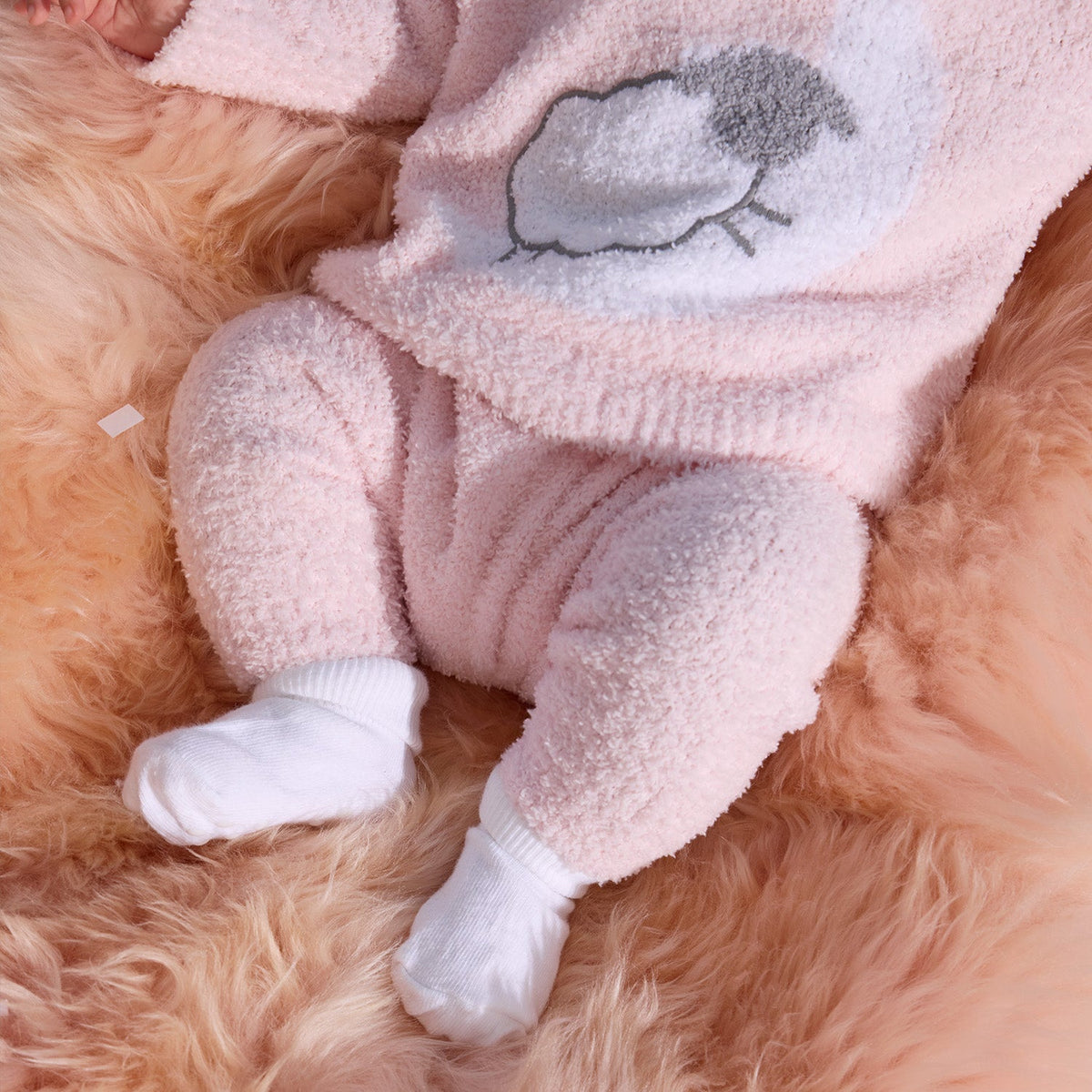 Magnetic Sweater Set Baa Baa Solid Pink - Magnetic Me