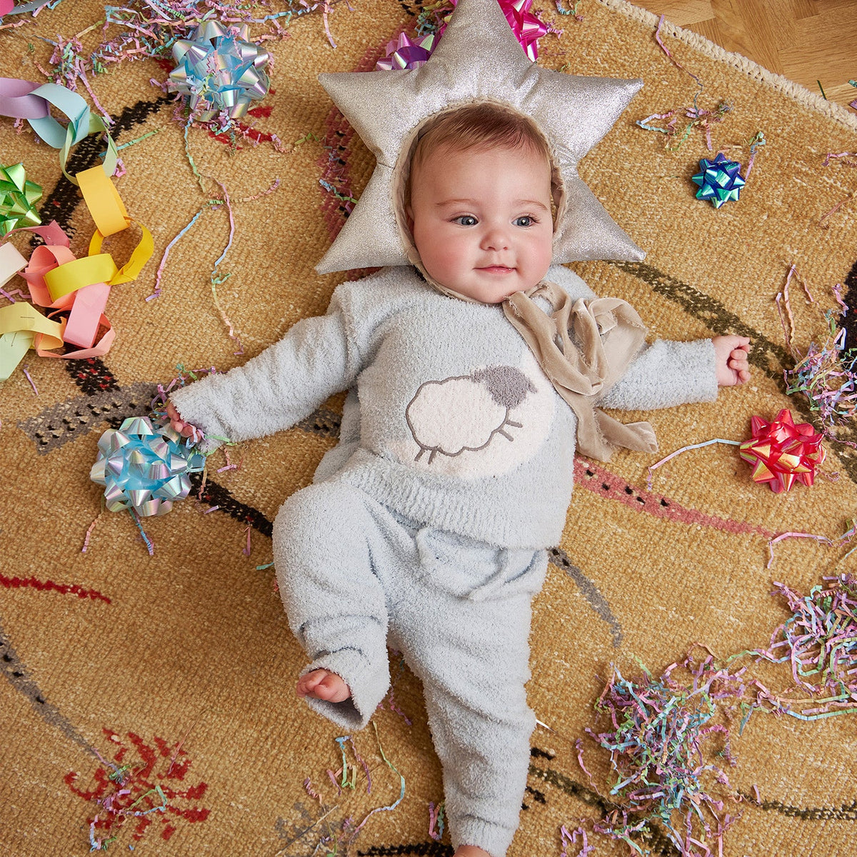 Magnetic Sweater Set Baa Baa Solid Blue - Magnetic Me