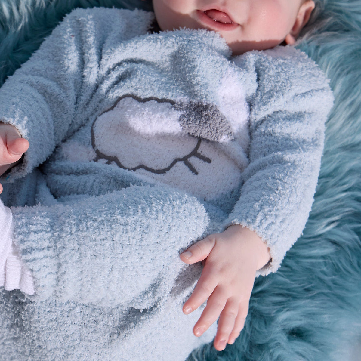 Magnetic Sweater Set Baa Baa Solid Blue - Magnetic Me