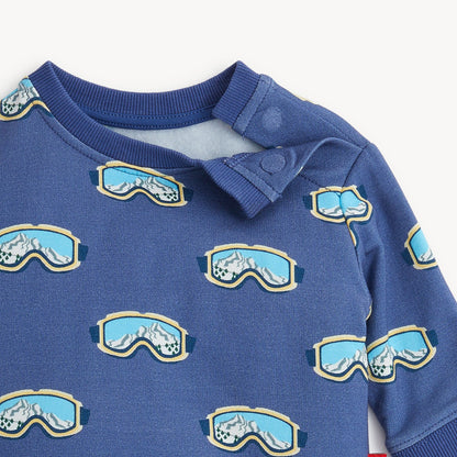 Magnetic Top & Jogger Set Blue Powder Playtime - Magnetic Me