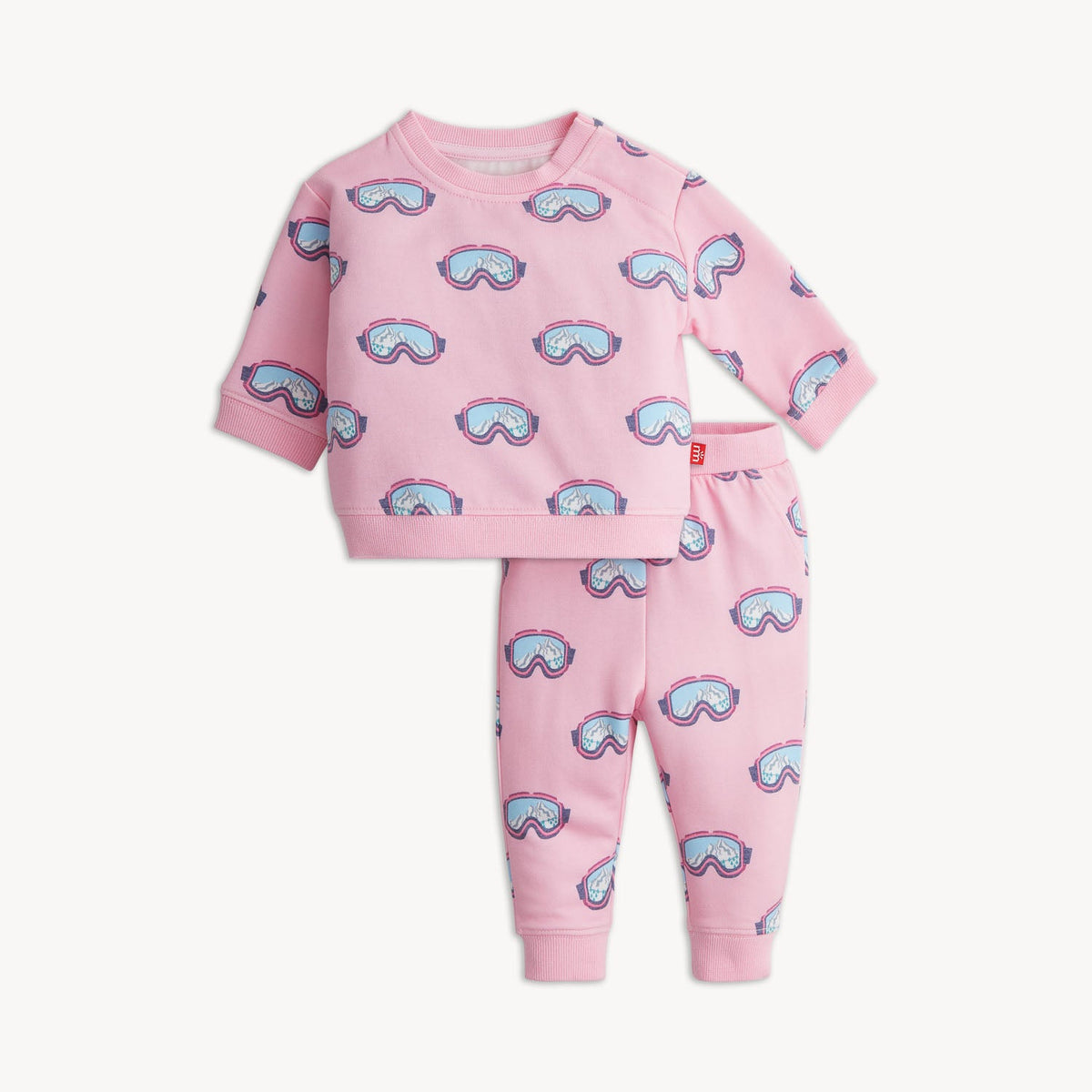 Magnetic Top & Jogger Set Pink Powder Playtime - Magnetic Me