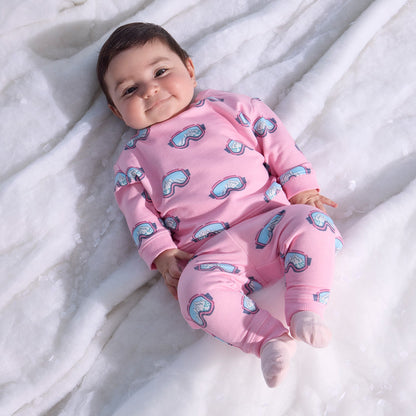 Magnetic Top & Jogger Set Pink Powder Playtime - Magnetic Me