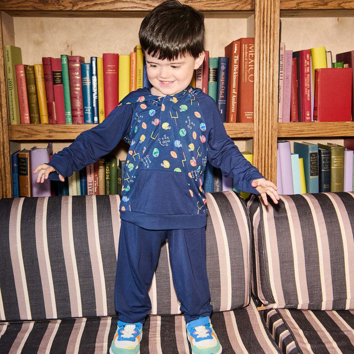 Magnetic Hooded Sweatshirt & Jogger Set First Down Fun - Magnetic Me