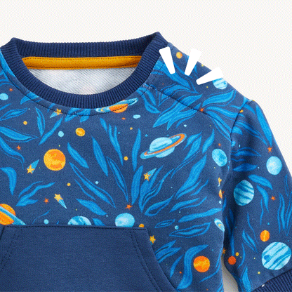 Magnetic Sweatsuit With Back Pocket Space Ace - Magnetic Me