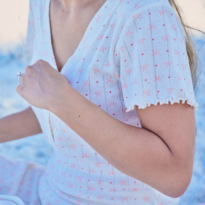 Women's Magnetic Signature PJ Set Heart & Bow - Magnetic Me