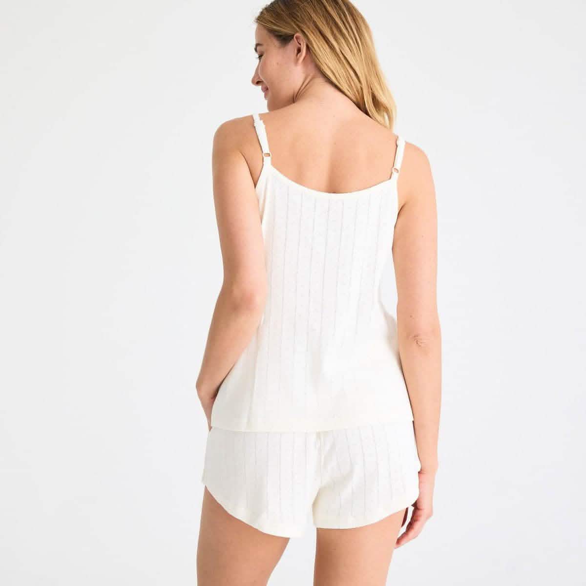 Women's Magnetic Cami & Short PJ Set Tofu Love Lines - Magnetic Me