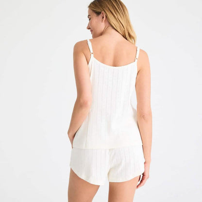Women's Magnetic Cami & Short PJ Set Tofu Love Lines - Magnetic Me
