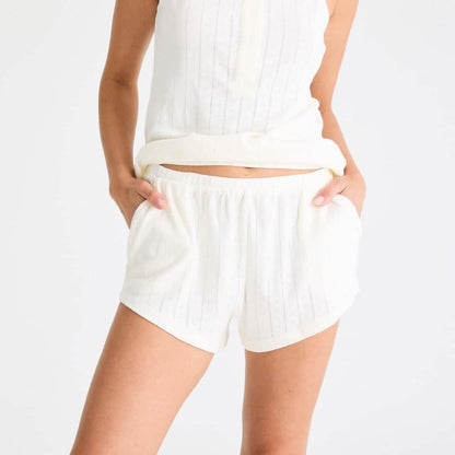 Women's Magnetic Cami & Short PJ Set Tofu Love Lines - Magnetic Me