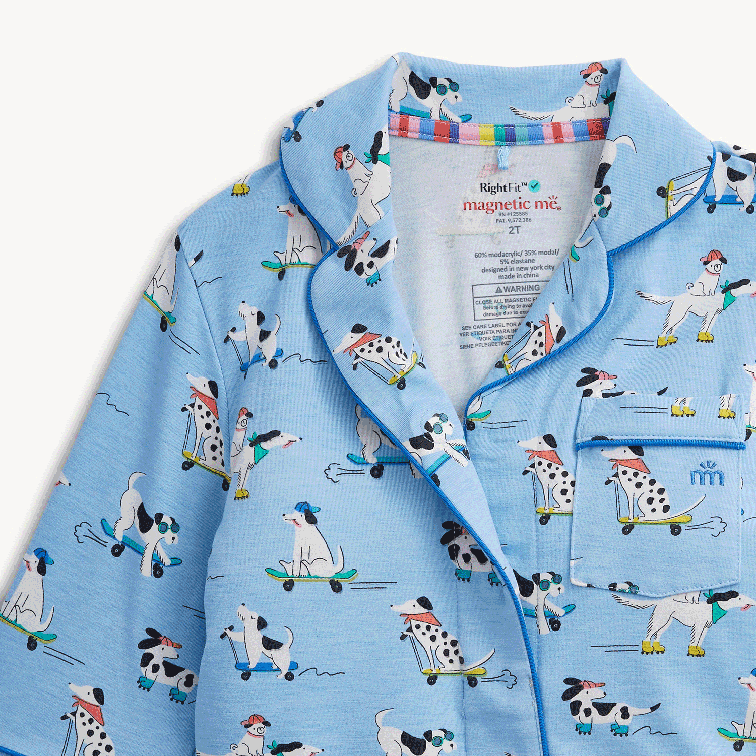 Magnetic Classic with a Twist PJ Set Ruff Riders - Magnetic Me
