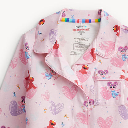 Magnetic Classic with a Twist PJ Set Sesame Street Elmo & Abby - Magnetic Me