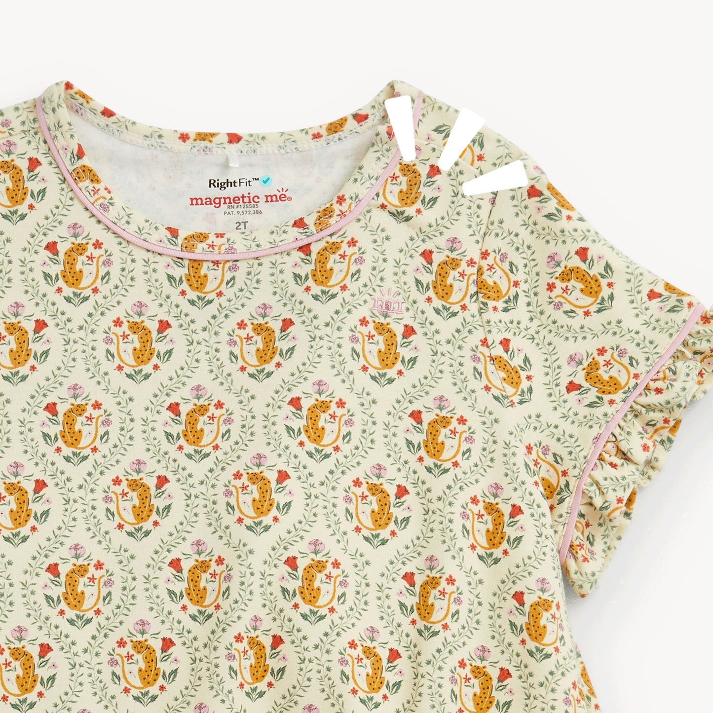 Magnetic Nightgown Fleur Sauvage - Magnetic Me