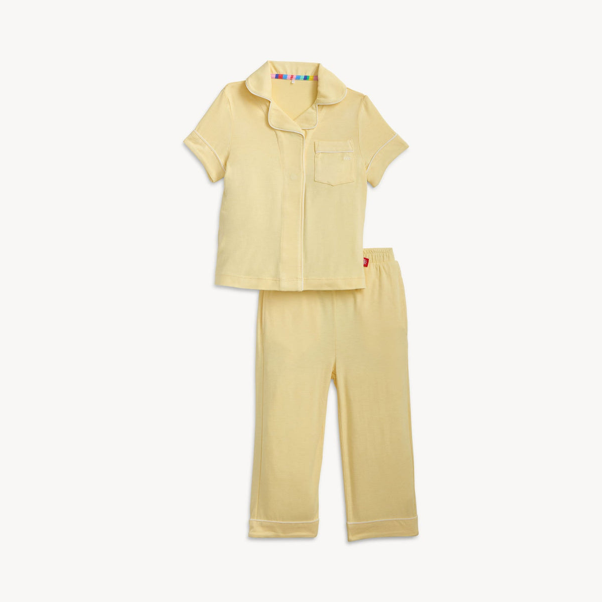 Magnetic Classic With A Twist PJ Set Stars Yellow - Magnetic Me