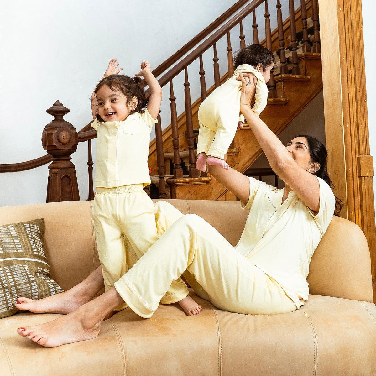 Magnetic Classic With A Twist PJ Set Stars Yellow - Magnetic Me