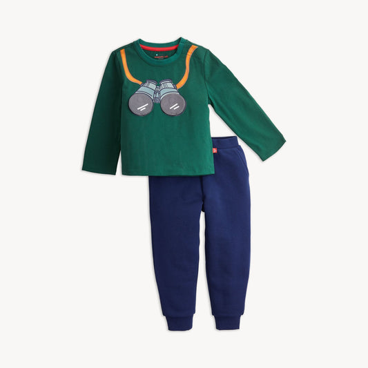 Magnetic Top & Jogger Set Peek-A-Pocket Binoculars - Magnetic Me