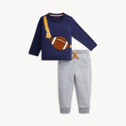 Magnetic Top & Jogger Set Peek-A-Pocket Football Bag - Magnetic Me