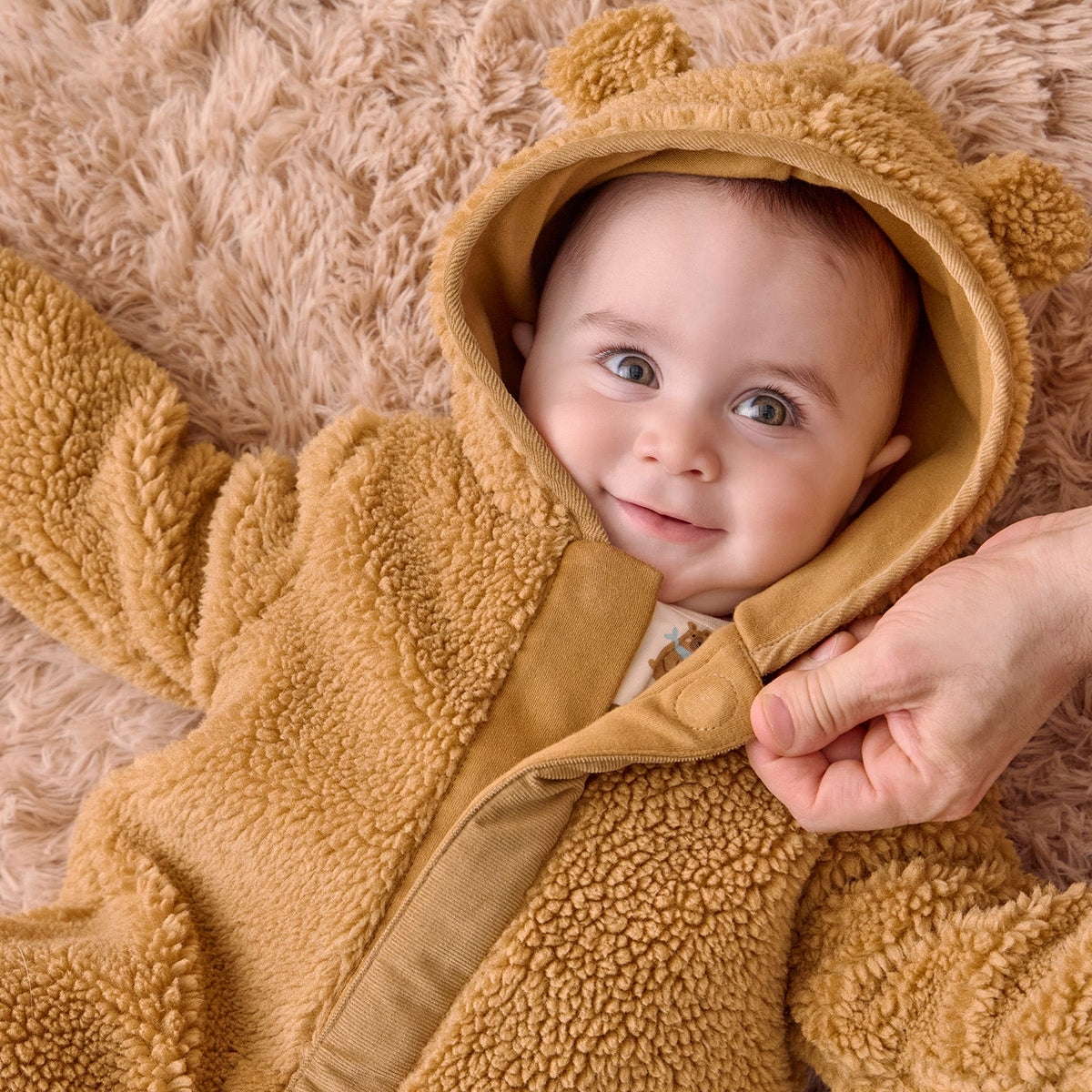 Magnetic Pram Brown Baby Bear - Magnetic Me