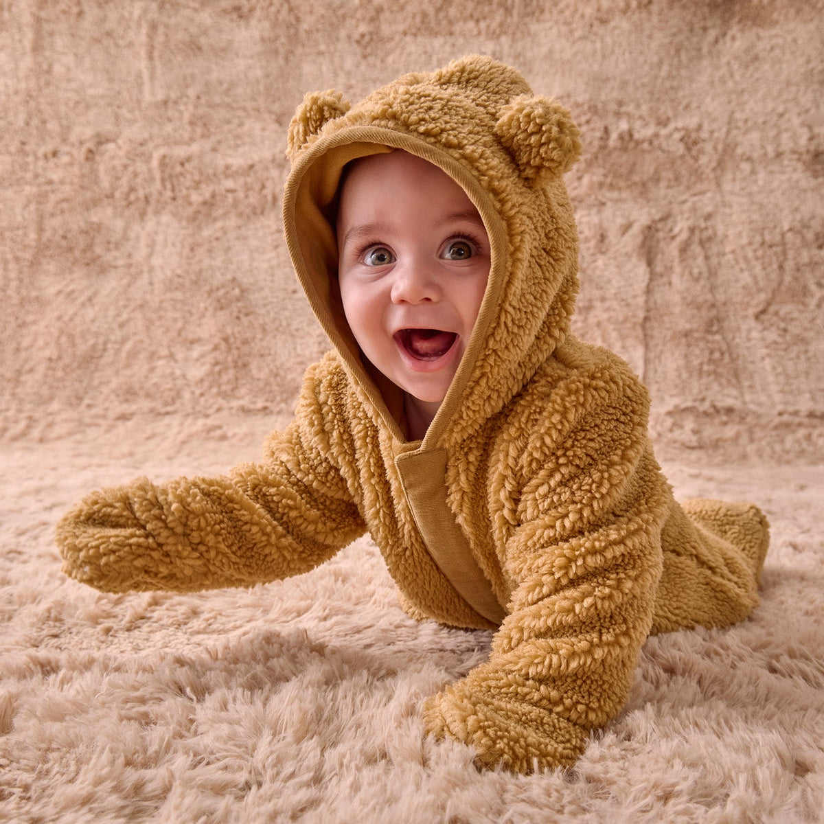 Magnetic Pram Brown Baby Bear - Magnetic Me