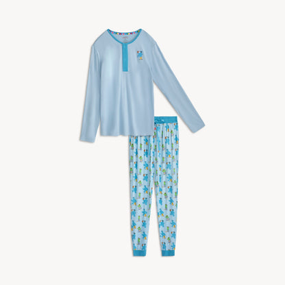 Men's Magnetic Jogger PJ Set Sesame Street Cookie & Oscar - Magnetic Me