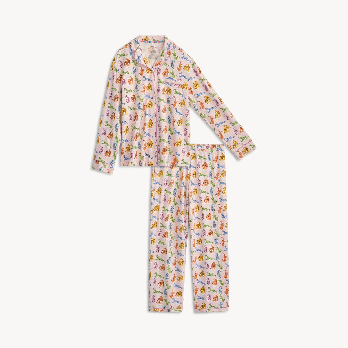Women's Magnetic Classic with a Twist PJ Set Leopard Queens - Magnetic Me