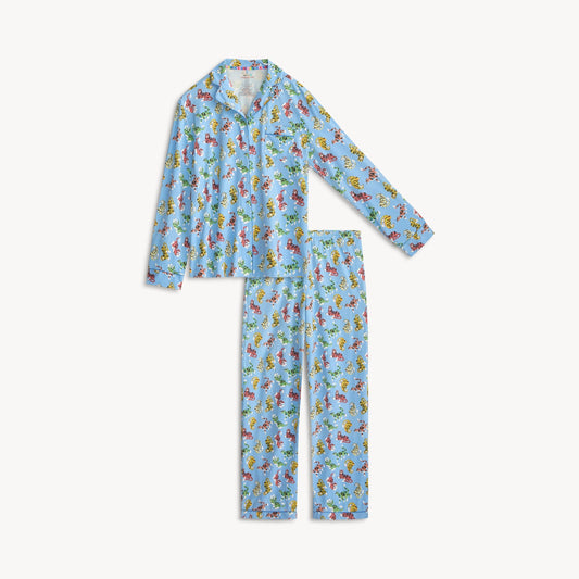 Women's Magnetic Classic with a Twist PJ Set Tiger Kings - Magnetic Me